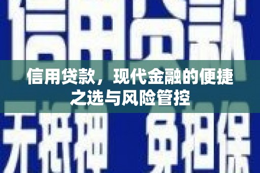 阿勒泰信用贷款，现代金融的便捷之选与风险管控