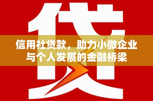 阿勒泰信用社贷款，助力小微企业与个人发展的金融桥梁