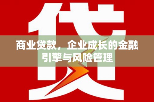 阿勒泰商业贷款，企业成长的金融引擎与风险管理