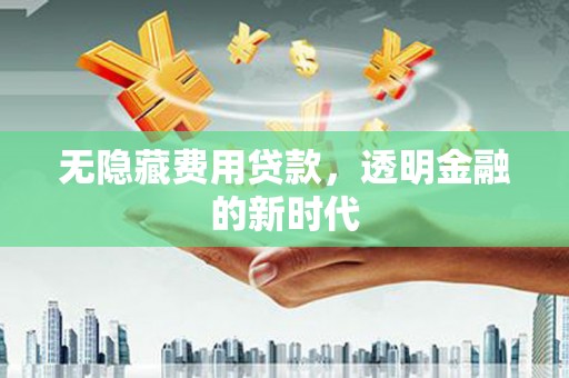 阿勒泰无隐藏费用贷款，透明金融的新时代