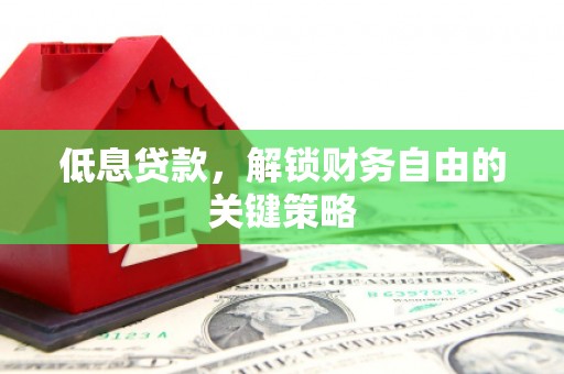 阿勒泰低息贷款，解锁财务自由的关键策略
