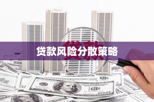 阿勒泰贷款风险分散策略