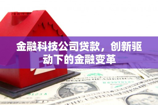 阿勒泰金融科技公司贷款，创新驱动下的金融变革