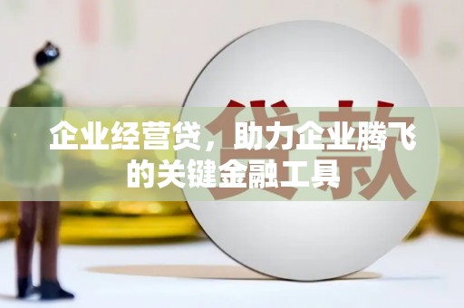 阿勒泰企业经营贷，助力企业腾飞的关键金融工具