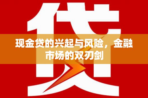 阿勒泰现金贷的兴起与风险，金融市场的双刃剑