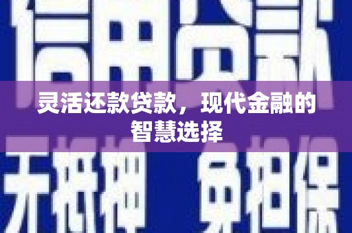 阿勒泰灵活还款贷款，现代金融的智慧选择