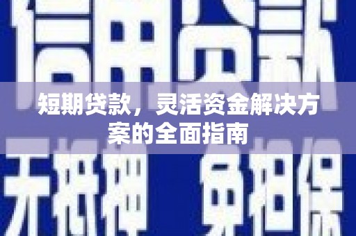 阿勒泰短期贷款，灵活资金解决方案的全面指南
