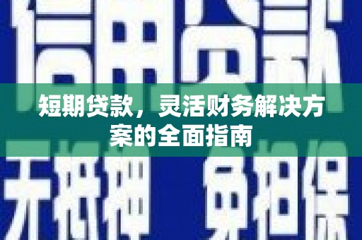 阿勒泰短期贷款，灵活财务解决方案的全面指南