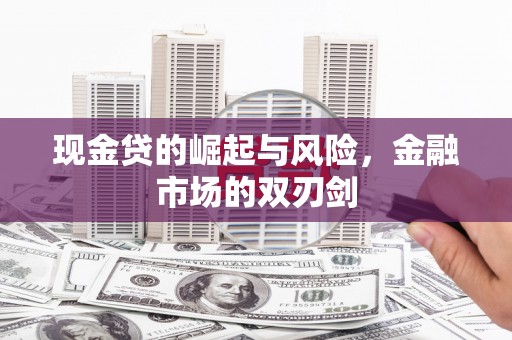 阿勒泰现金贷的崛起与风险，金融市场的双刃剑