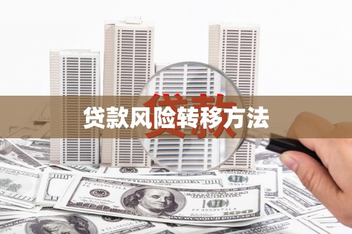 阿勒泰贷款风险转移方法