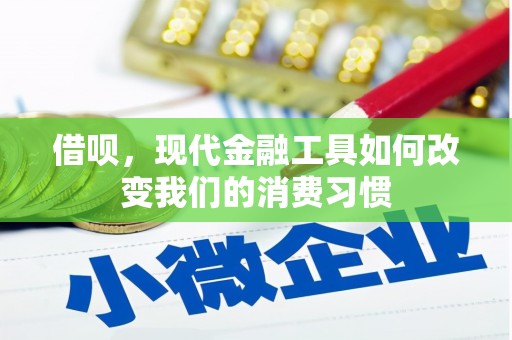 阿勒泰借呗，现代金融工具如何改变我们的消费习惯