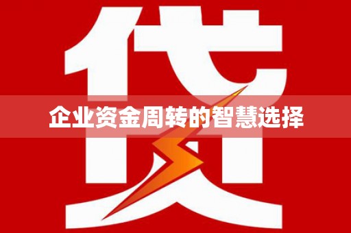 阿勒泰企业资金周转的智慧选择