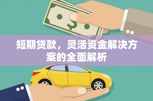 阿勒泰短期贷款，灵活资金解决方案的全面解析