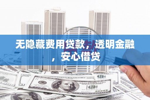 阿勒泰无隐藏费用贷款，透明金融，安心借贷
