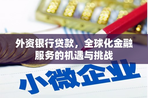 阿勒泰外资银行贷款，全球化金融服务的机遇与挑战