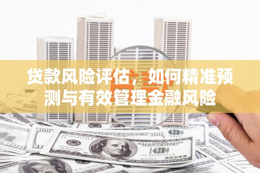 阿勒泰贷款风险评估，如何精准预测与有效管理金融风险