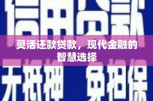 阿勒泰灵活还款贷款，现代金融的智慧选择