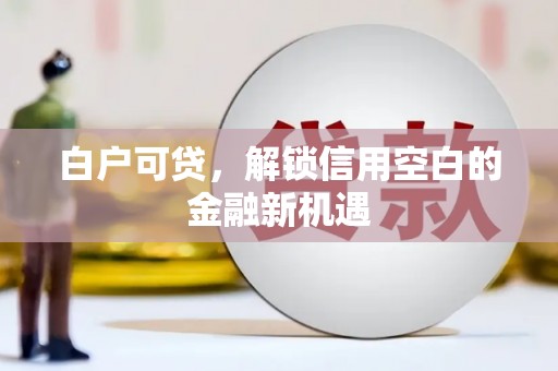 阿勒泰白户可贷，解锁信用空白的金融新机遇