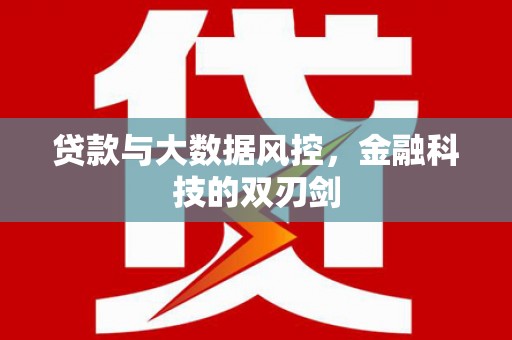 阿勒泰贷款与大数据风控，金融科技的双刃剑