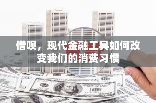 阿勒泰借呗，现代金融工具如何改变我们的消费习惯
