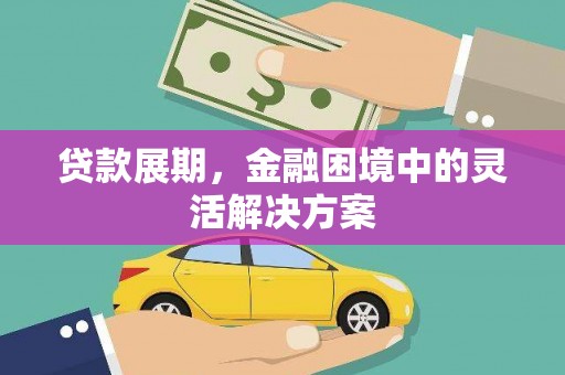 阿勒泰贷款展期，金融困境中的灵活解决方案