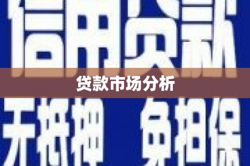 阿勒泰贷款市场分析