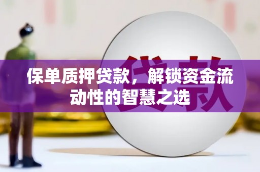 阿勒泰保单质押贷款，解锁资金流动性的智慧之选