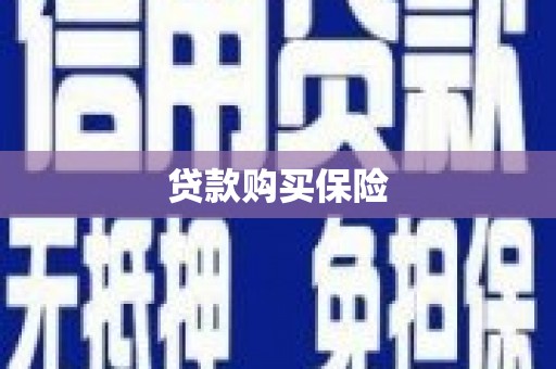 阿勒泰贷款购买保险