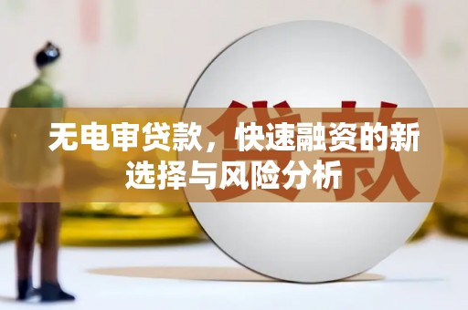 阿勒泰无电审贷款，快速融资的新选择与风险分析