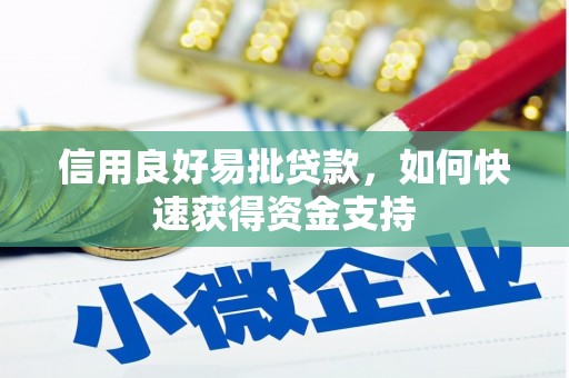 阿勒泰信用良好易批贷款，如何快速获得资金支持