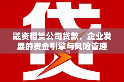 阿勒泰融资租赁公司贷款，企业发展的资金引擎与风险管理