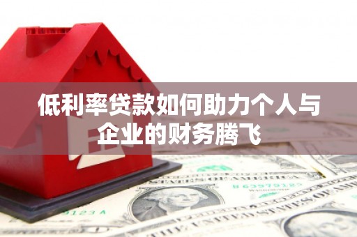 阿勒泰低利率贷款如何助力个人与企业的财务腾飞