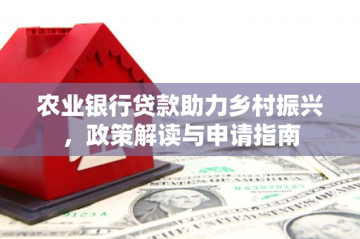 阿勒泰农业银行贷款助力乡村振兴，政策解读与申请指南