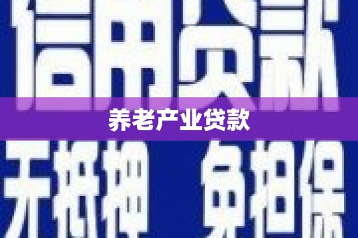 阿勒泰养老产业贷款