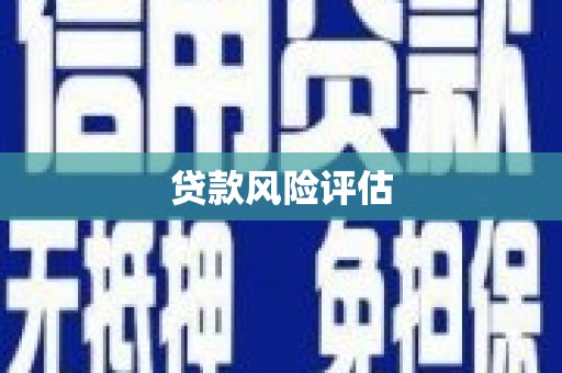 阿勒泰贷款风险评估