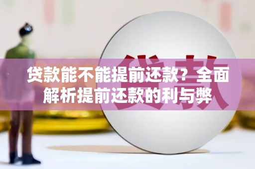 阿勒泰贷款能不能提前还款？全面解析提前还款的利与弊