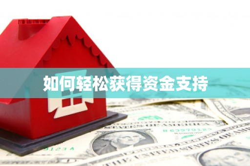 阿勒泰如何轻松获得资金支持