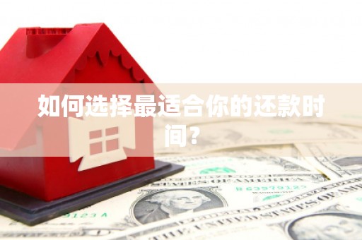 阿勒泰如何选择最适合你的还款时间？