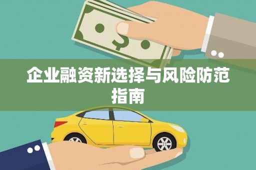 阿勒泰企业融资新选择与风险防范指南