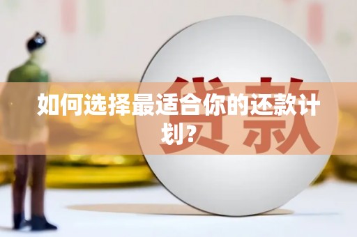 阿勒泰如何选择最适合你的还款计划？